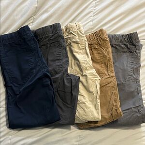 5 pairs of Cat & Jack pants, size 12, like new, no holes or rips